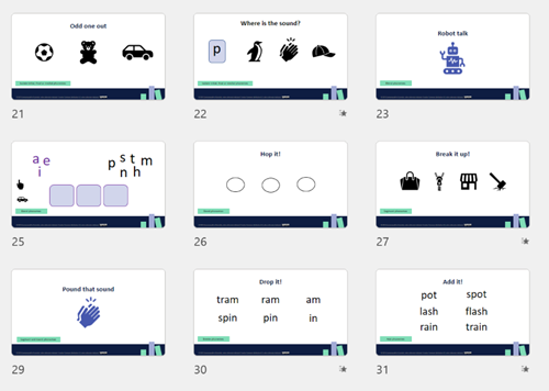 Phonological and phonemic awareness lesson activities Image