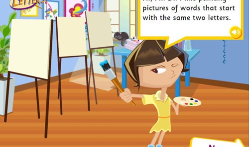 Words and pictures: Beginning letters Image