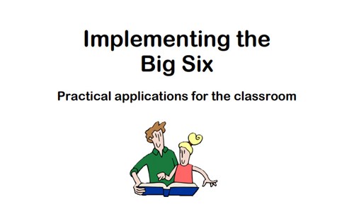 Implementing the Big Six components of reading: Comprehension Activities Image