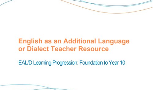 Learning progressions in English for EAL/D students Image