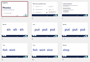 Sample phonics lesson (standard) Image