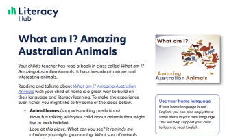 What am I? Amazing Australian Animals (for families) Image